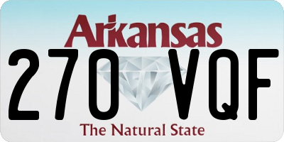 AR license plate 270VQF