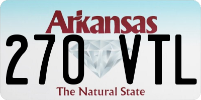 AR license plate 270VTL