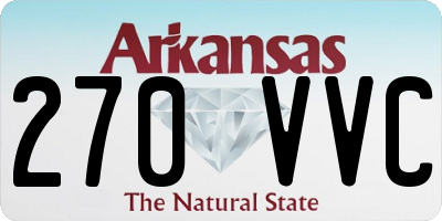 AR license plate 270VVC