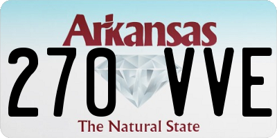 AR license plate 270VVE