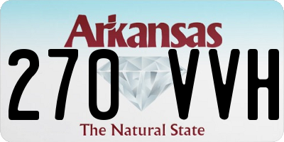AR license plate 270VVH
