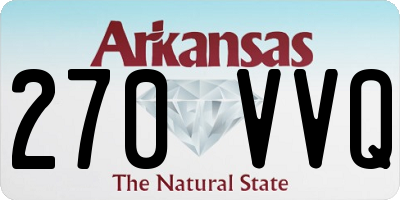 AR license plate 270VVQ