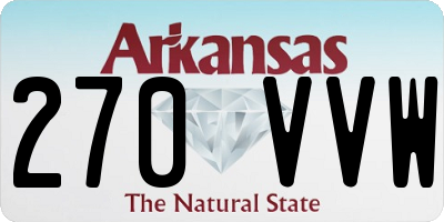 AR license plate 270VVW