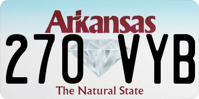 AR license plate 270VYB