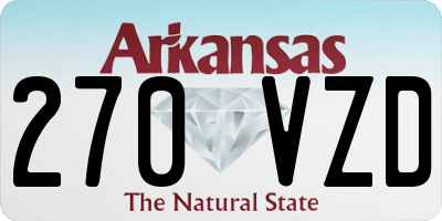 AR license plate 270VZD