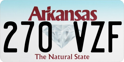 AR license plate 270VZF