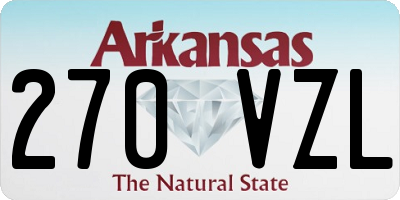 AR license plate 270VZL