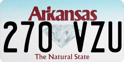 AR license plate 270VZU