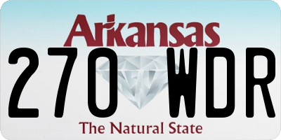 AR license plate 270WDR