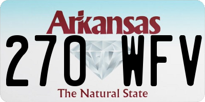 AR license plate 270WFV