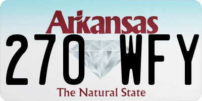 AR license plate 270WFY