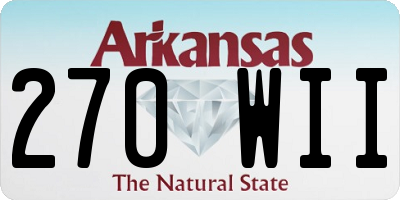 AR license plate 270WII