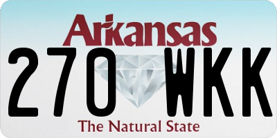 AR license plate 270WKK