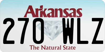 AR license plate 270WLZ