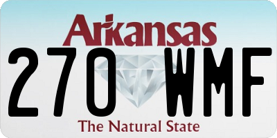 AR license plate 270WMF