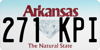 AR license plate 271KPI