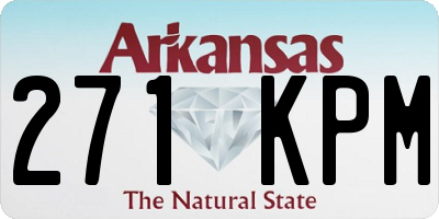 AR license plate 271KPM