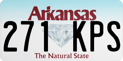 AR license plate 271KPS
