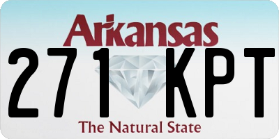 AR license plate 271KPT