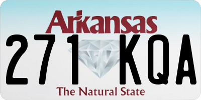 AR license plate 271KQA
