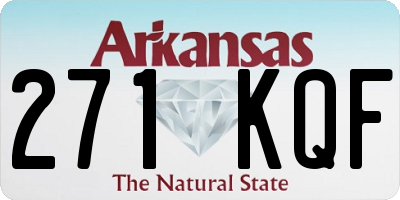 AR license plate 271KQF
