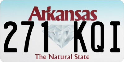 AR license plate 271KQI