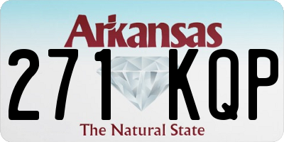 AR license plate 271KQP