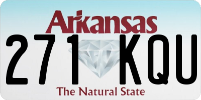 AR license plate 271KQU