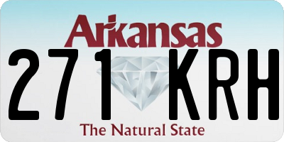 AR license plate 271KRH