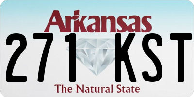 AR license plate 271KST