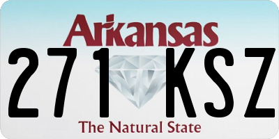 AR license plate 271KSZ