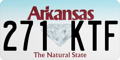 AR license plate 271KTF