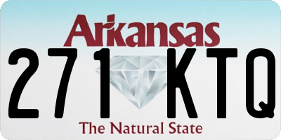 AR license plate 271KTQ