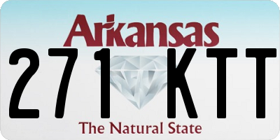 AR license plate 271KTT
