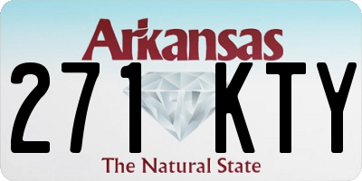 AR license plate 271KTY