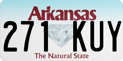 AR license plate 271KUY