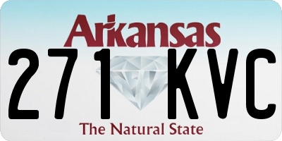 AR license plate 271KVC