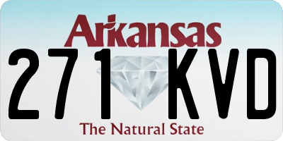 AR license plate 271KVD