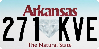 AR license plate 271KVE