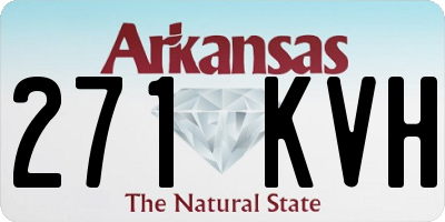 AR license plate 271KVH