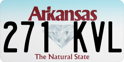 AR license plate 271KVL