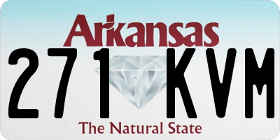 AR license plate 271KVM