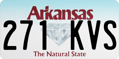 AR license plate 271KVS