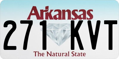 AR license plate 271KVT