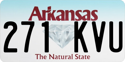 AR license plate 271KVU