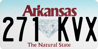 AR license plate 271KVX