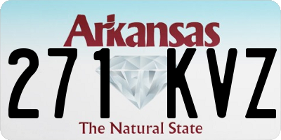 AR license plate 271KVZ