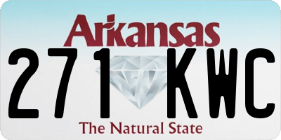 AR license plate 271KWC