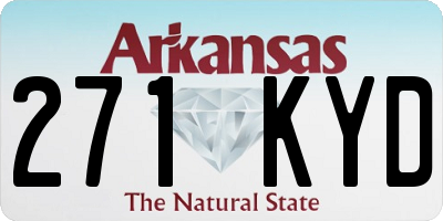 AR license plate 271KYD
