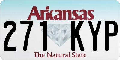AR license plate 271KYP